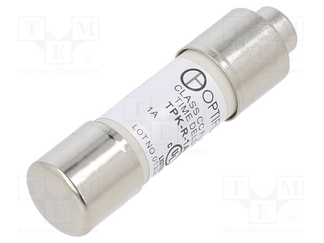 Fuse: fuse; time-lag; 1A; 600VAC; 300VDC; cylindrical,industrial