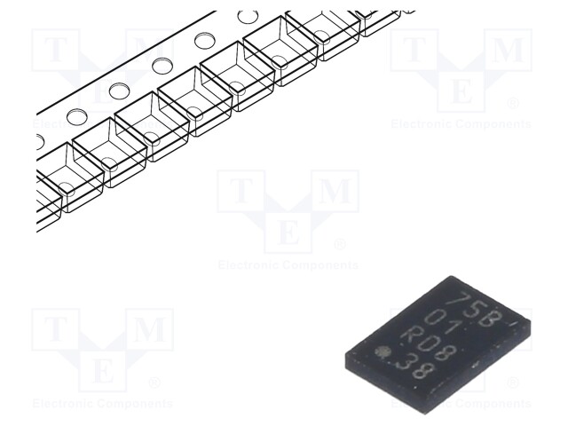 Temperature converter; -55÷125°C; SMD; reel,tape; Interface: I2C