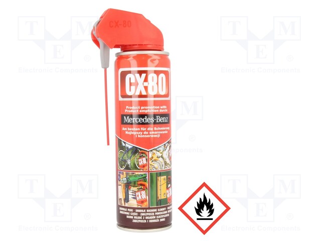 Grease; spray; can; 250ml; 1.7mm2/s