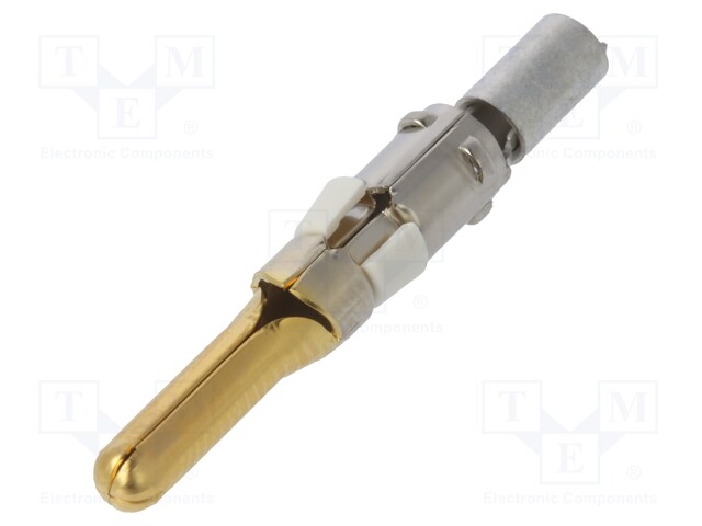 Contact; male; 16AWG÷14AWG; HR41; gold-plated; crimped; for cable