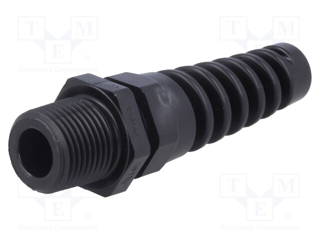 Cable gland; with strain relief; NPT3/8"; IP68; Mat: polyamide