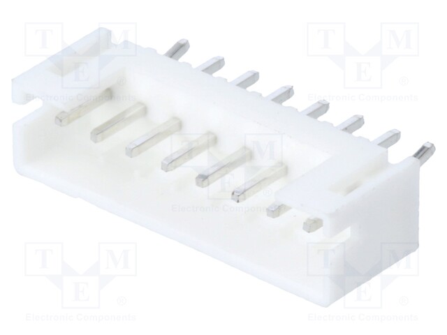 Socket; wire-board; male; 2mm; PIN: 8; THT; 100V; 2A; tinned; -25÷85°C