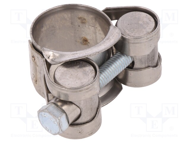 T-bolt clamp; W: 18mm; Clamping: 17÷19mm; chrome steel AISI 430