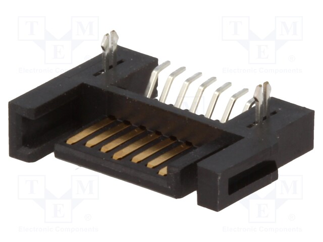 Connector: SATA; socket; male; PIN: 7