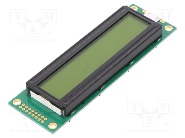 Display: LCD; alphanumeric; STN Positive; 20x2; 116x37x13.3mm; LED