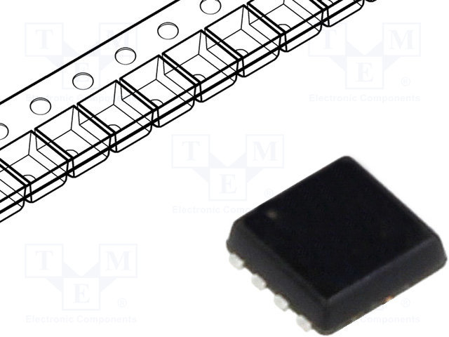 Transistor: P-MOSFET; unipolar; -30V; -25A; 38.5W; DFN3x3 EP