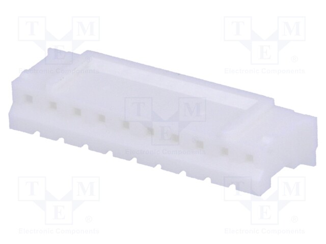 Plug; wire-board; female; NXG; 2mm; PIN: 10; w/o contacts; for cable