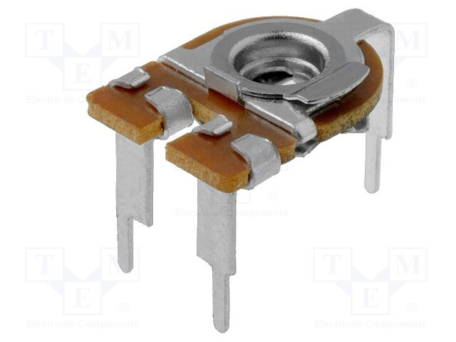 Potentiometer: mounting; single turn; 220Ω; 100mW; ±20%; linear