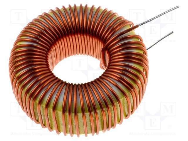 Inductor: wire; THT; 220uH; 3A; 134mΩ