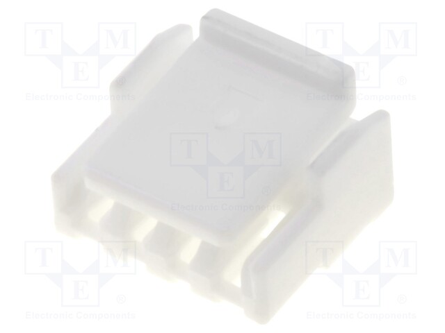 Plug; wire-board; female; GH; 1.25mm; PIN: 4; w/o contacts