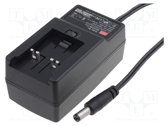 Power supply: switched-mode; 12VDC; 1.5A; Out: 5,5/2,1; 18W; 78%