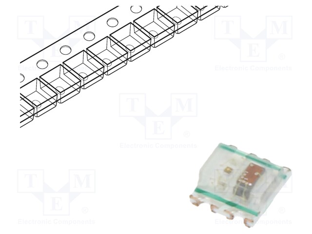 LED; SMD; 2020; RGB; 2x2x0.84mm; 3.7÷5.3V; Lens: transparent