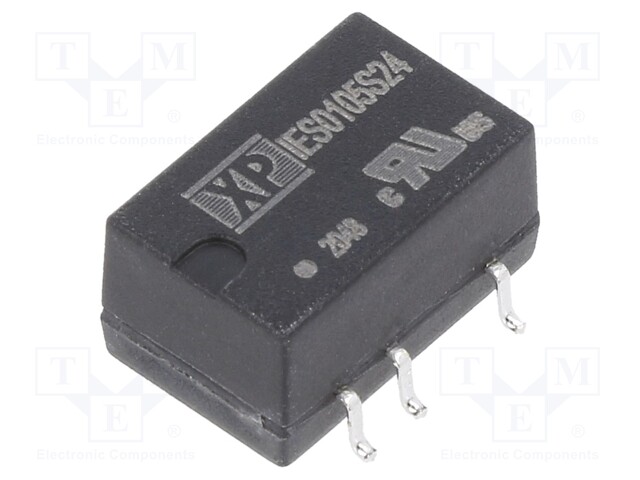 Isolated Board Mount DC/DC Converter, ITE, 1 Output, 1 W, 24 V, 42 mA