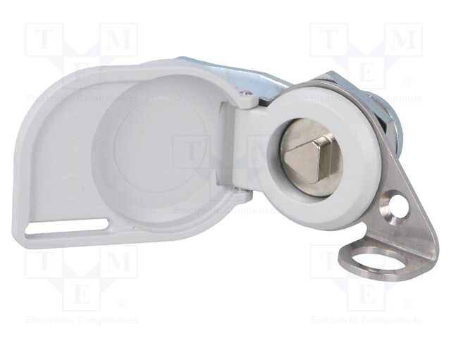 Lock; left; zinc and aluminium alloy; 15mm; Features: without key