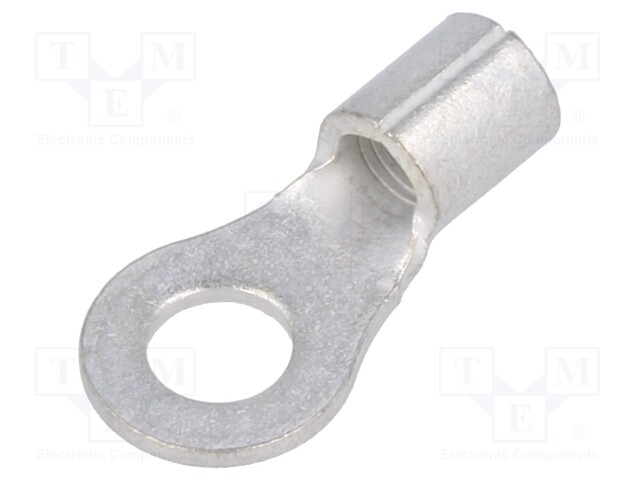 Ring terminal; M4,5; 3÷6mm2; crimped; for cable; non-insulated