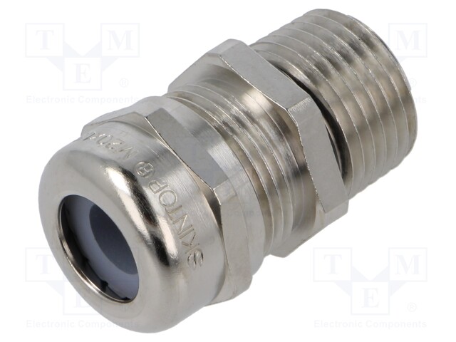 Cable gland; NPT1/2"; IP68; Mat: brass