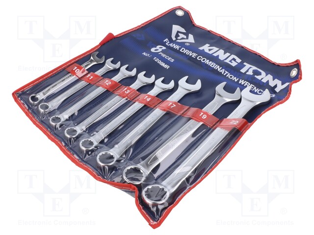 Wrenches set; combination spanner; Pcs: 8