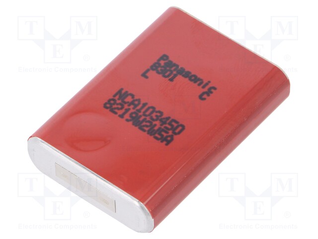 Re-battery: Li-Ion; 103450; 2200mAh; 10.5x33.8x48.5mm