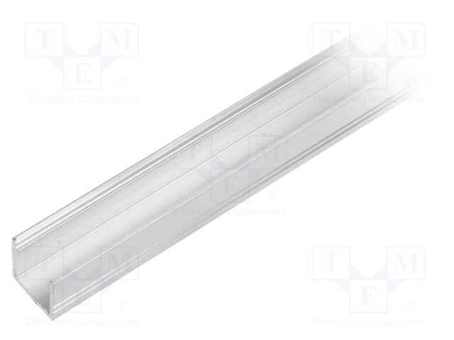 Profiles for LED modules; surface; natural; L: 1m; aluminium