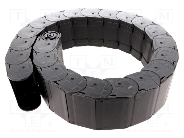 Cable chain; Series: 158; Bend.rad: 125mm; L: 1012mm