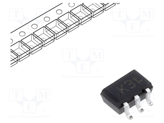 Diode: TVS array; 5.6V; 2.5A; SOT363; Features: ESD protection