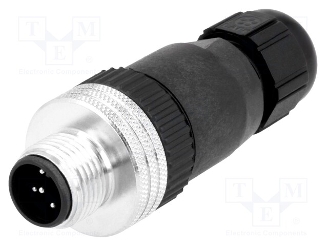 Plug; M12; PIN: 5; male; A code-DeviceNet / CANopen; for cable