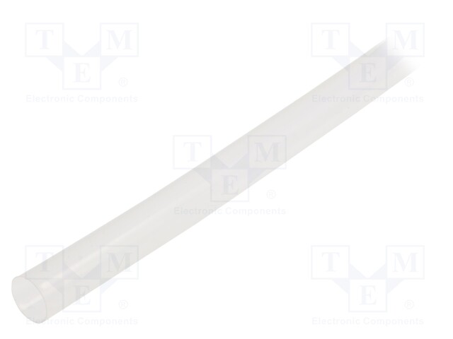 Heat shrink sleeve; glueless; 3: 1; 12mm; L: 1.2m; transparent