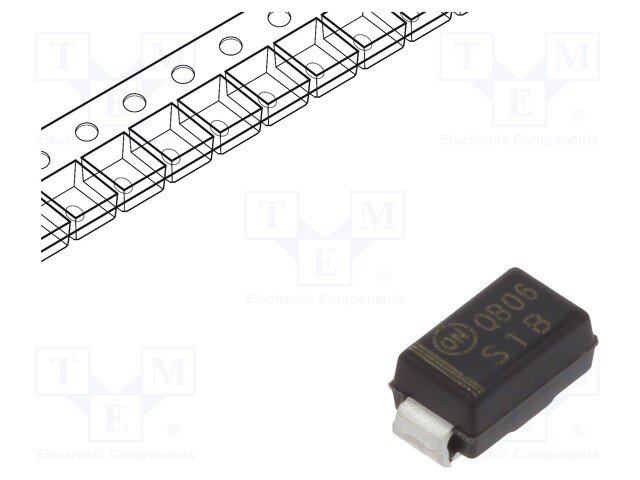 Diode: rectifying; SMD; 100V; 1A; 1.8us; SMA; Ufmax: 1.1V; Ifsm: 30A