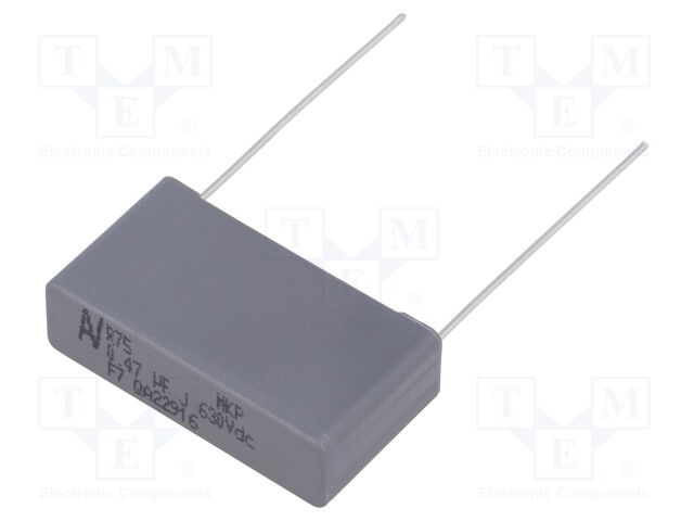 Capacitor: polypropylene; 470nF; 27.5mm; ±5%; 32x9x17mm; -55÷105°C