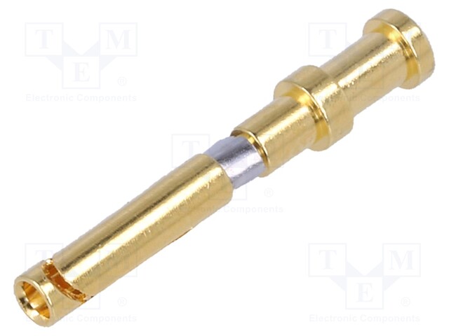 Contact; female; 0.37mm2; 22AWG; gold-plated; crimped; bulk; 10A