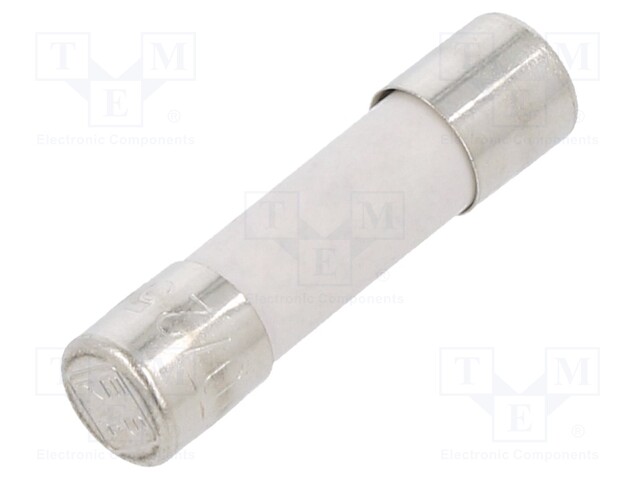 Fuse: fuse; time-lag; 800mA; 250VAC; ceramic,cylindrical; 5x20mm