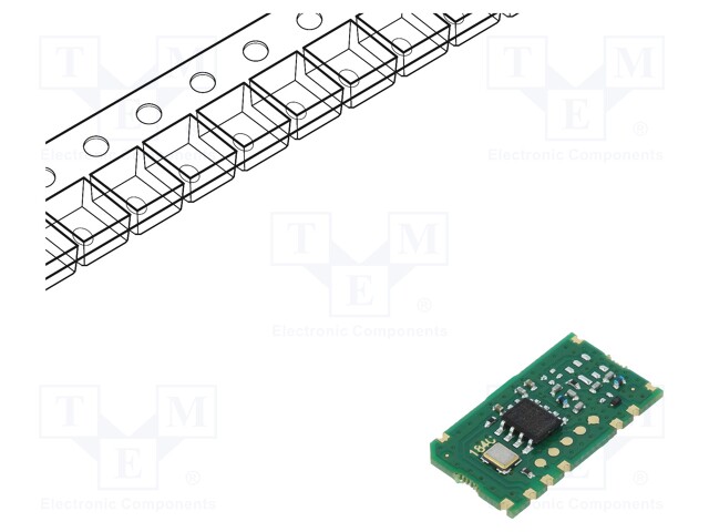 Module: RF; FM receiver; AM,ASK; 433.92MHz; -112dBm; 5VDC; 4.4mA