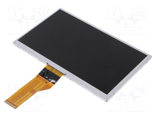 Display: TFT; 7"; 1024x600; Illumin: LED; Dim: 164.9x100x4.8mm