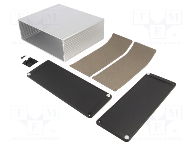 Enclosure: shielding; X: 191mm; Y: 160mm; Z: 68mm; aluminium; natural