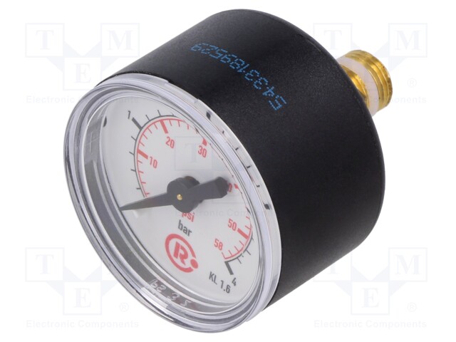 Manometer; 0÷4bar; 40mm; non-aggressive liquids,inert gases