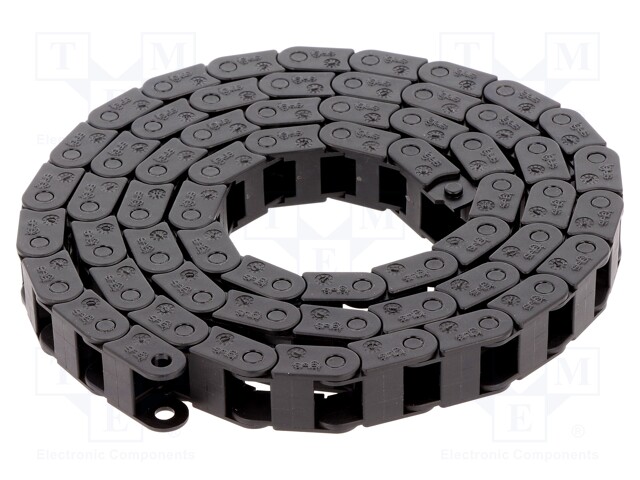 Cable chain; Series: 04; Bend.rad: 28mm; L: 1002mm; Int.width: 10mm