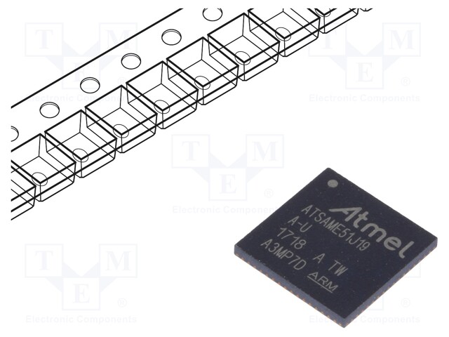 ARM microcontroller; SRAM: 192kB; Flash: 512kB; VQFN64; RAM: 192kB