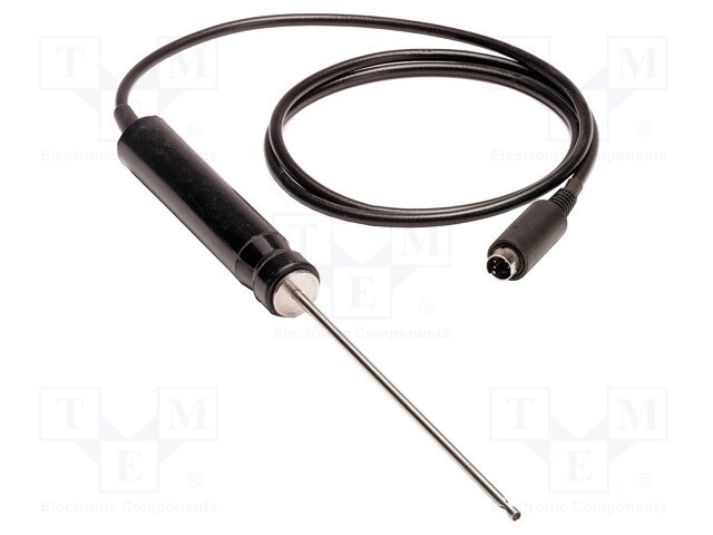 PT100-type temperature probe; -75÷250°C; Probe l: 120mm; Len: 1m