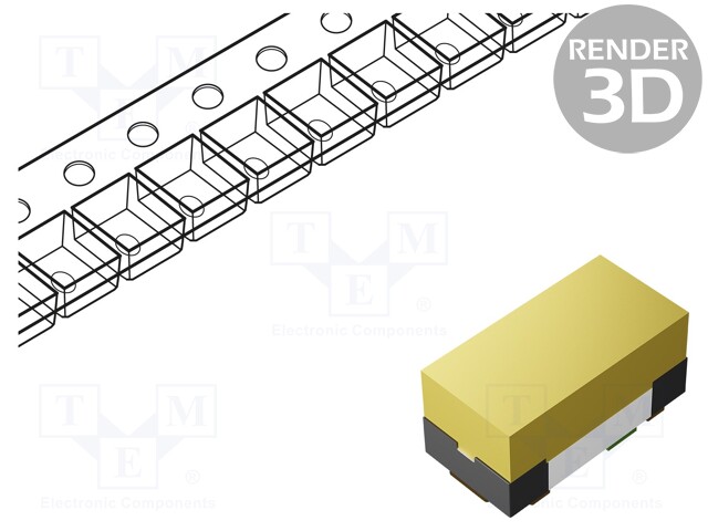 LED; SMD; 0402; white cold; 50÷80mcd; 130°; 20mA; 2.8÷3.8V; 95mW