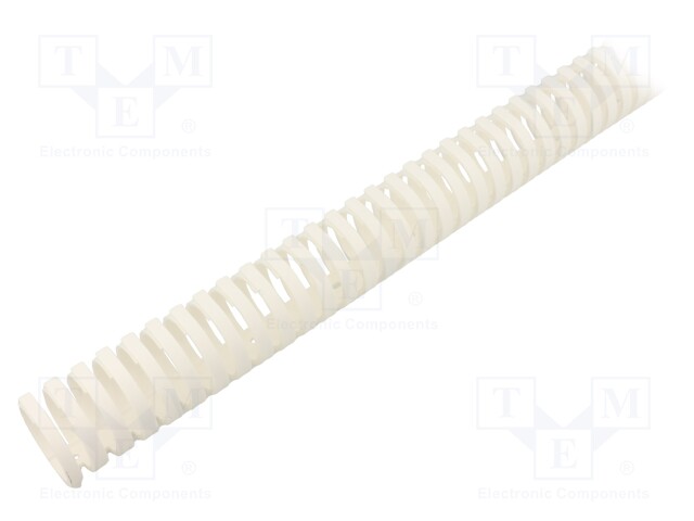 Wiring duct; Colour: white; Mat: polypropylene; UL94V-0; L: 0.5m