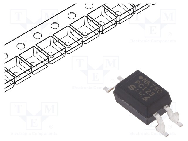 Optocoupler; SMD; Channels: 1; Out: transistor; Uinsul: 5kV; Uce: 80V