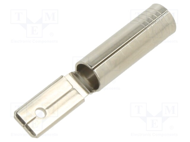 Socket; 4mm banana; 25A; 30VAC; 60VDC; nickel plated