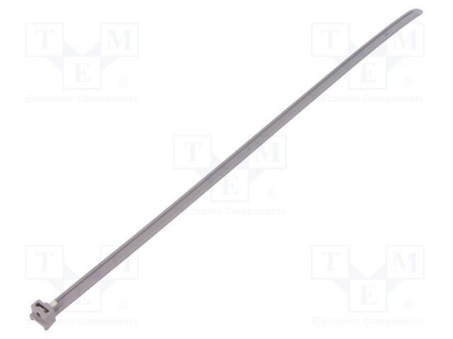 Cable tie; L: 337mm; W: 8mm; polyamide; 785N; grey; Ømax: 86mm