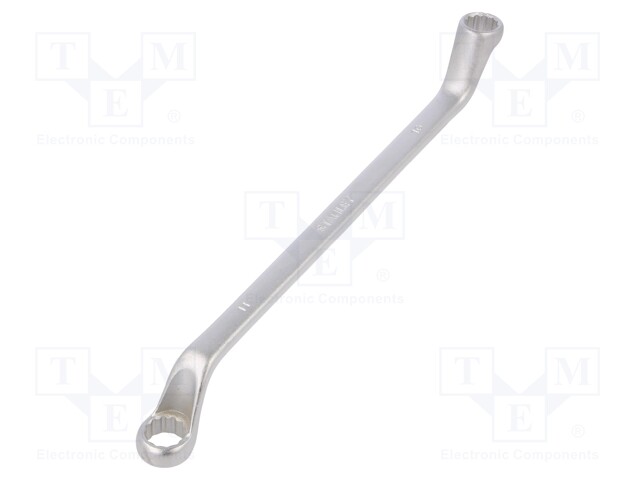 Key; box,bent; 10mm,11mm; Chrom-vanadium steel; L: 198mm