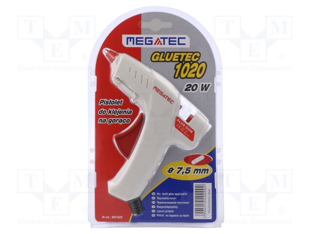 Hot melt glue gun; 230VAC