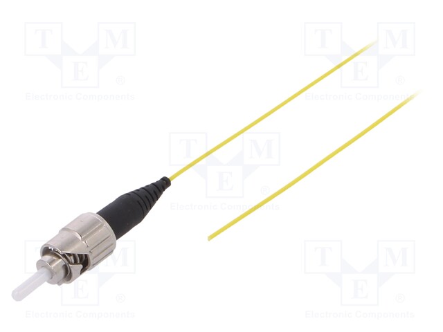 Optic fiber pigtail; ST; 2m; Optical fiber: 900um; yellow