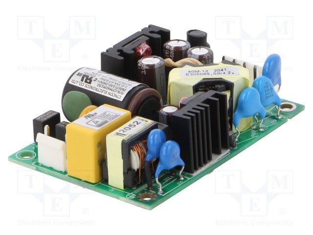 40W; 120÷370VDC; 90÷264VAC; 15VDC; 2.67A; -20÷70°C; Mounting: panel