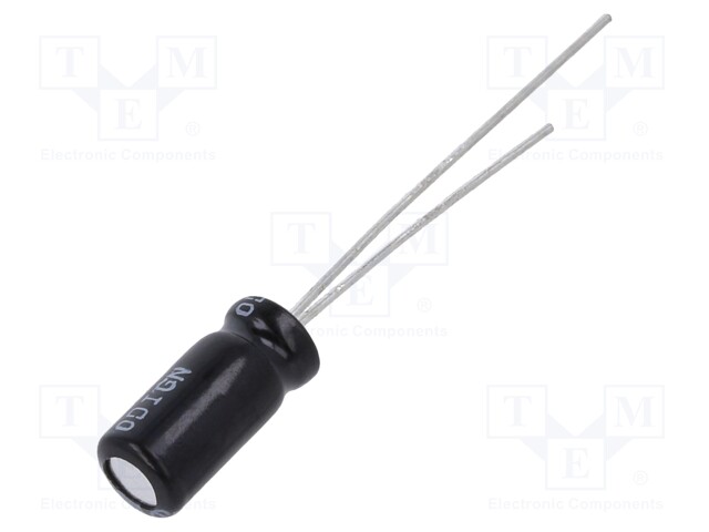 Capacitor: electrolytic; low impedance; THT; 100uF; 16VDC; Ø5x11mm