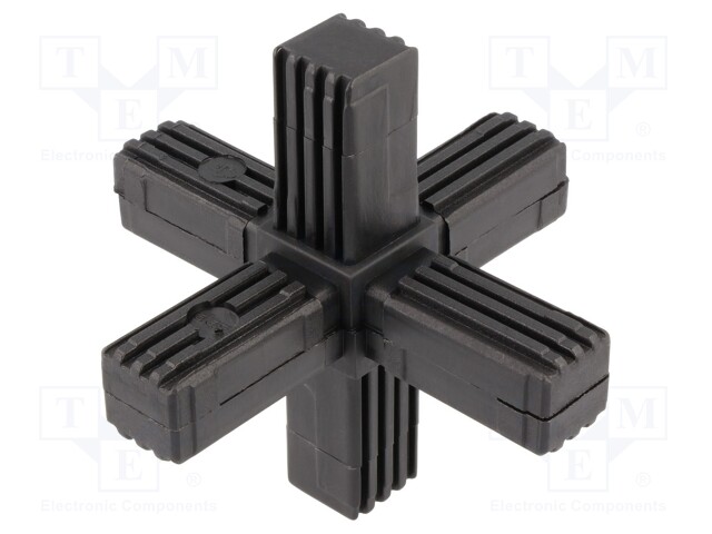 Mounting coupler; for profiles; Mat: polyamide; -30÷100°C; I: 56mm