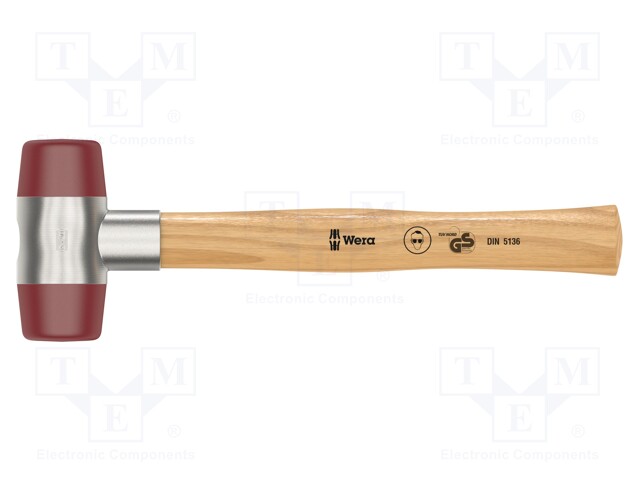 Hammer; 340mm; W: 117mm; 51mm; urethane; wood